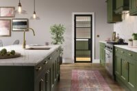 Black Chelsea 4l - Reeded Internal Door