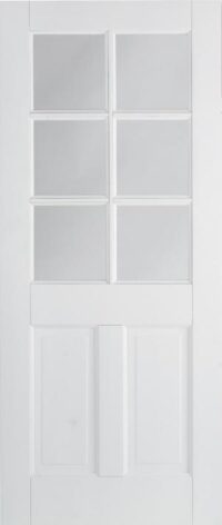 Canterbury 2p/6l - Solid Primed Internal Door
