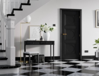 Antwerp Black Internal door