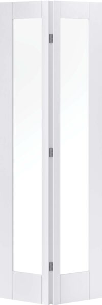 Pattern 10 Bi-Fold Glazed - Primed Internal Door