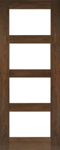 Coventry Clear Glazed Walnut - Prefinished Internal Door