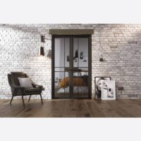 Greenwich W4 Black Internal Door