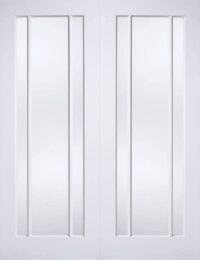 Lincoln Glazed Pairs - Solid Primed Internal Door