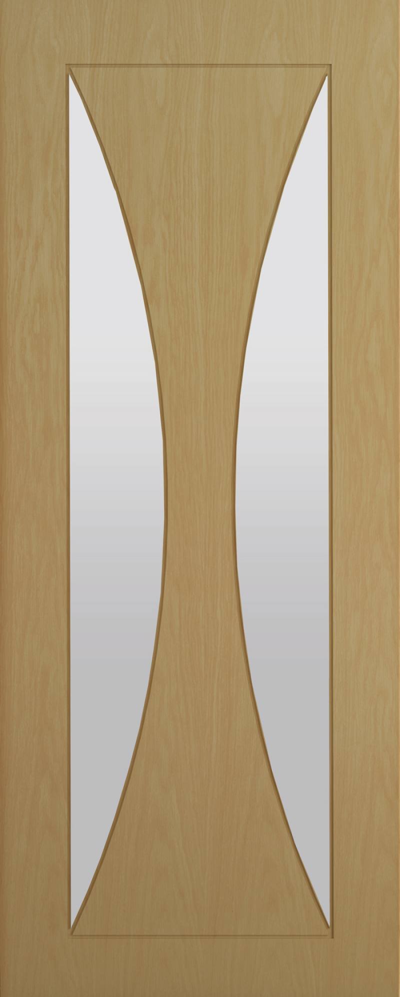 Sorrento Oak Glazed - Prefinished Internal Door