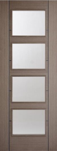 Vancouver 4L Chocolate Grey - Prefinished Internal Door