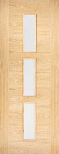 Sofia Glazed Oak - Prefinished Internal Door