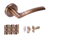 Nemo Antique Brass Lever Hardware Pack