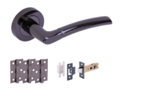 Nemo Black Nickel Lever Hardware Pack