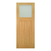 Cambridge Oak Glazed Internal Door