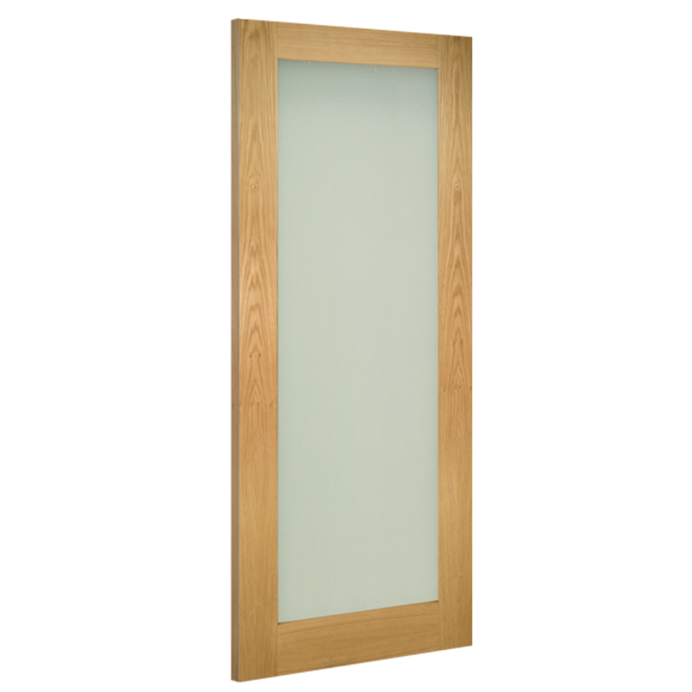 Walden Oak Frosted Glazed Internal Door