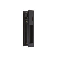 Gemini Matt Black Pocket Door Privacy Sliding Lock
