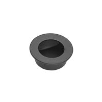 Pisces Matt Black Pocket Door Finger Pull