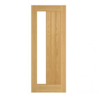 Ely Oak 1SL Glazed – Prefinished Internal Door