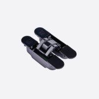 Eclipse Matt Black Concealed Hinge (Pack of 2)