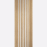 Oak Melbourne Clear Glazed Prefinished Internal Door