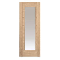 Palomino Oak Clear Glazed Internal Door