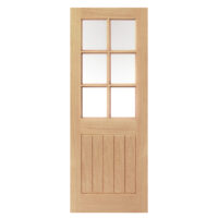 Thames Oak 6 Light Internal Door