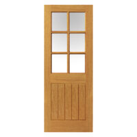 Thames Oak 6 Light – Prefinished Internal Door