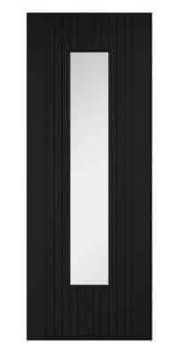 Sydney Black Laminate Glazed – Prefinished Internal Door