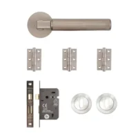 Delphi Mortice Kit Satin Nickel