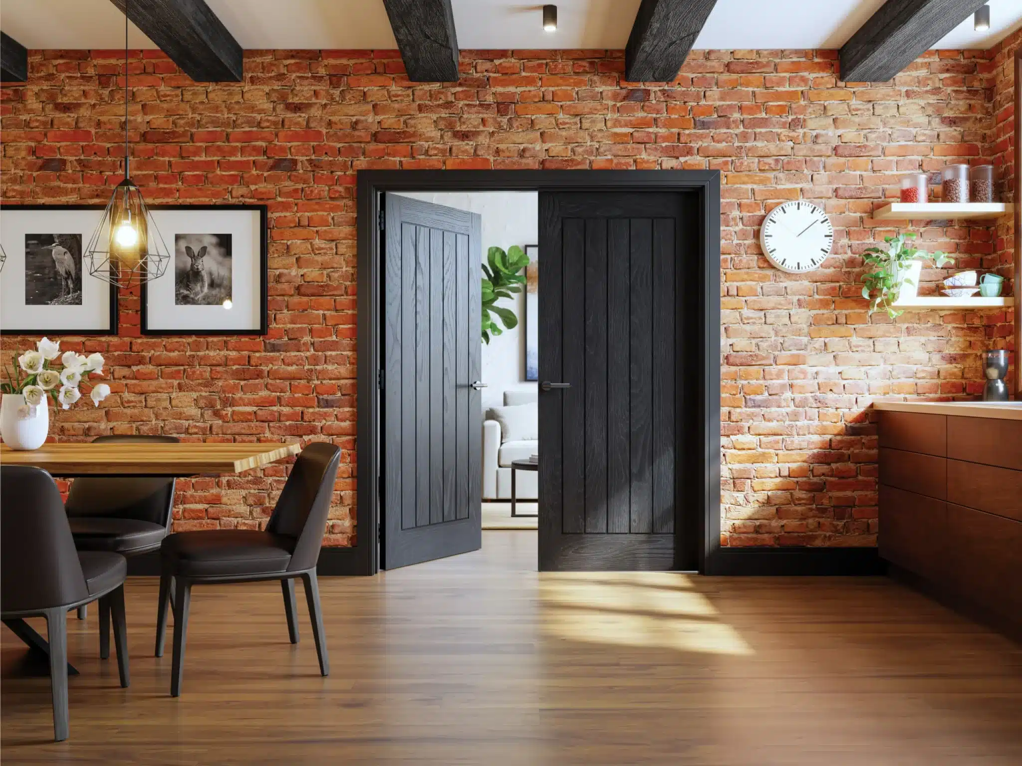 Ely Brushed Black Oak