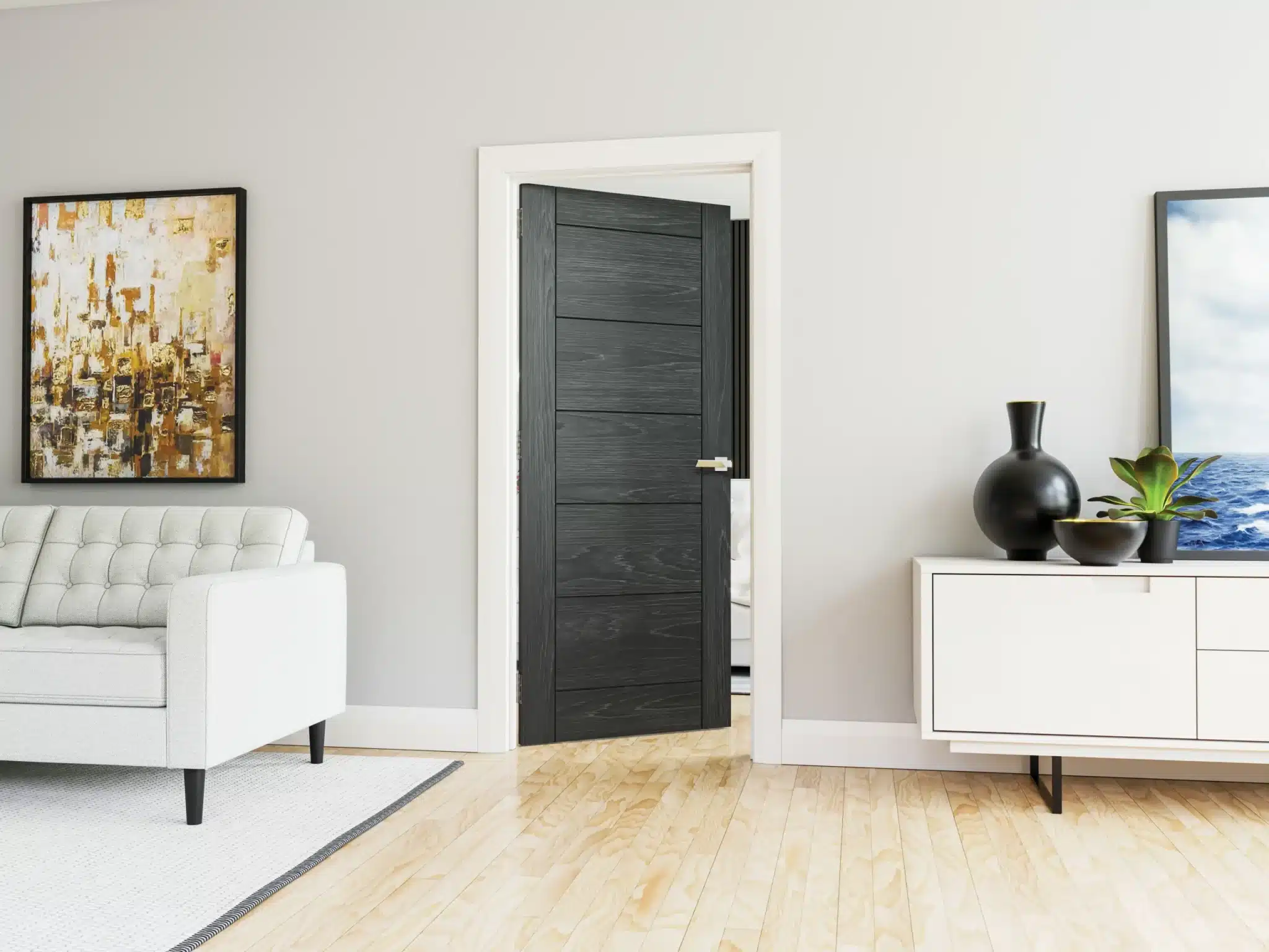 Seville Brushed Black Oak