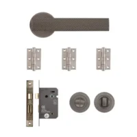 Olympia Bathroom Kit Matt Satin Black Nickel