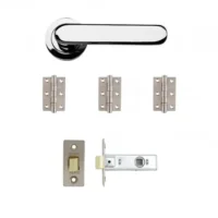 Parga Latch Kit Polished Chrome Finish
