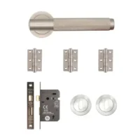 Sparta Mortice Kit Satin Nickel